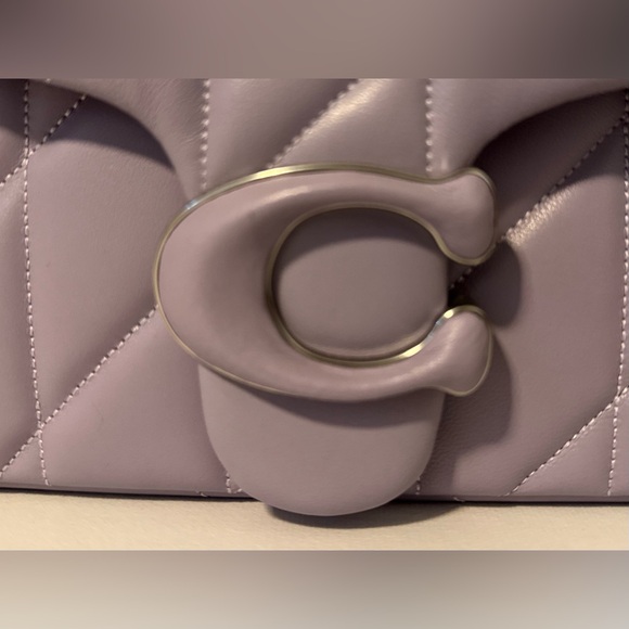 NWT Coach Tabby Shoulder Bag 26 With Quilting Soft Purple CP147 - Picture 3 of 13